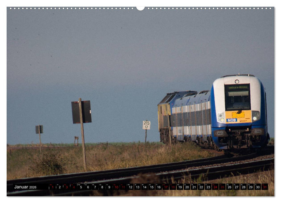 Die Marschbahn (CALVENDO Premium Wandkalender 2026)