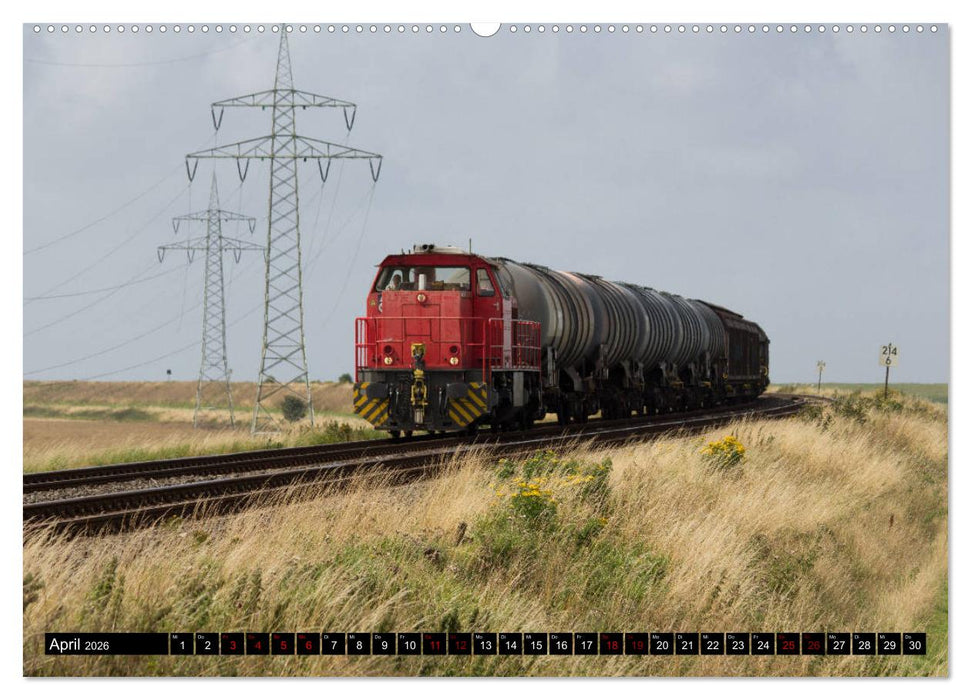 Die Marschbahn (CALVENDO Premium Wandkalender 2026)