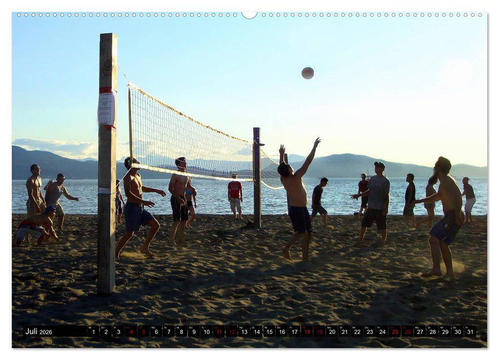 Volleyball Action (CALVENDO Premium Wandkalender 2026)