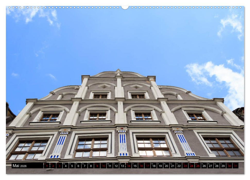 Görlitz - geteilte Stadt an der Neiße (CALVENDO Premium Wandkalender 2026)