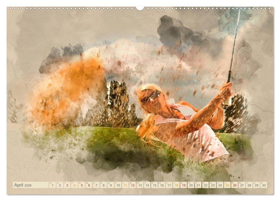 Ich liebe Golf (CALVENDO Premium Wandkalender 2026)