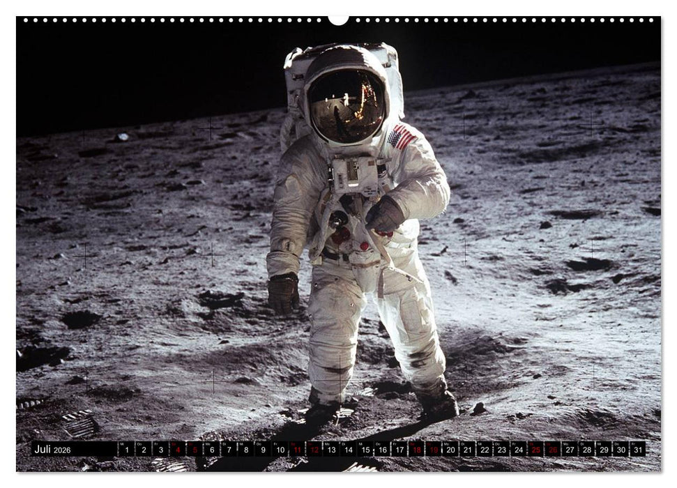 Auftrag im Weltall. Astronauten und Raumfahrt (CALVENDO Premium Wandkalender 2026)