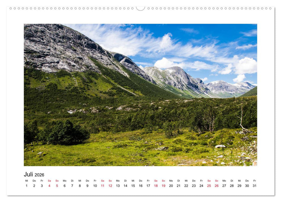 Norwegen - Faszinierende Welt der Fjorde (CALVENDO Premium Wandkalender 2026)