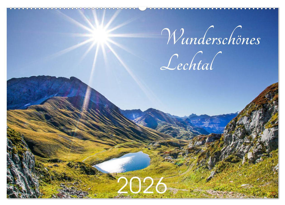 Wunderschönes Lechtal (CALVENDO Wandkalender 2026)
