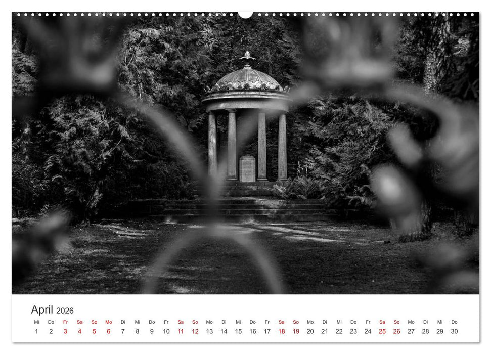 Wachgeküsst - Vom Zauber der Vergangenheit - Südwestkirchhof Stahnsdorf (CALVENDO Premium Wandkalender 2026)