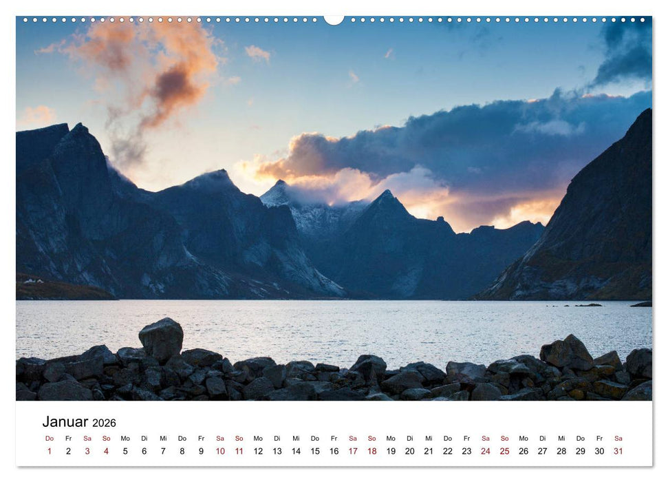 Skandinavien - Hoch im Norden (CALVENDO Premium Wandkalender 2026)