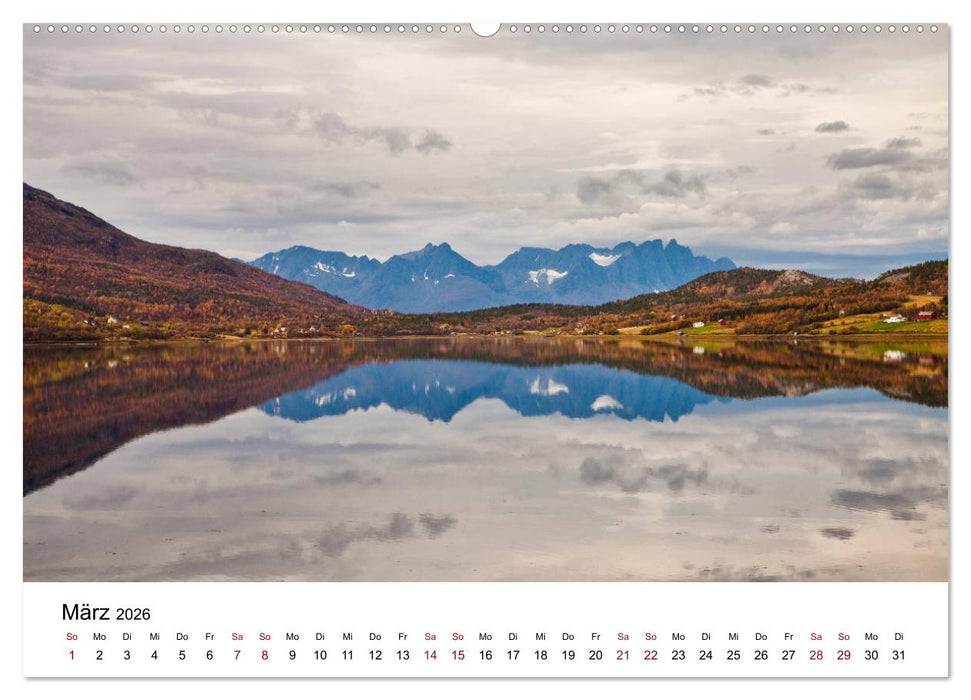 Skandinavien - Hoch im Norden (CALVENDO Premium Wandkalender 2026)