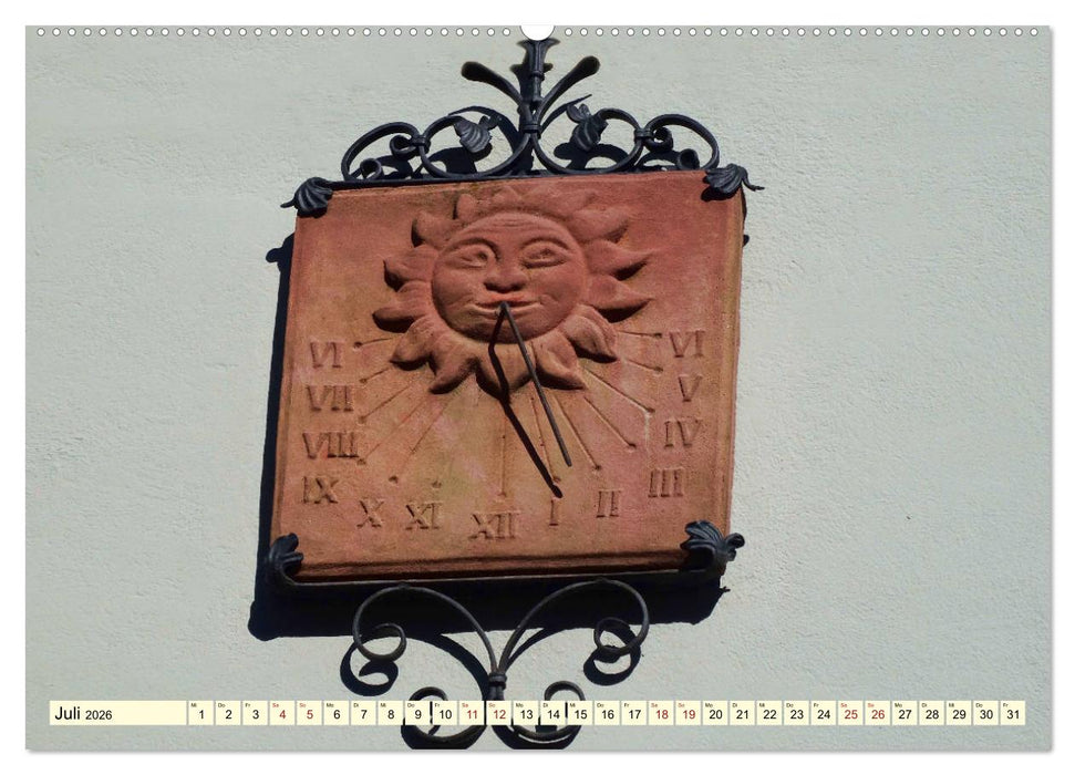 Sonnenuhren - Sonnenstunden (CALVENDO Premium Wandkalender 2026)