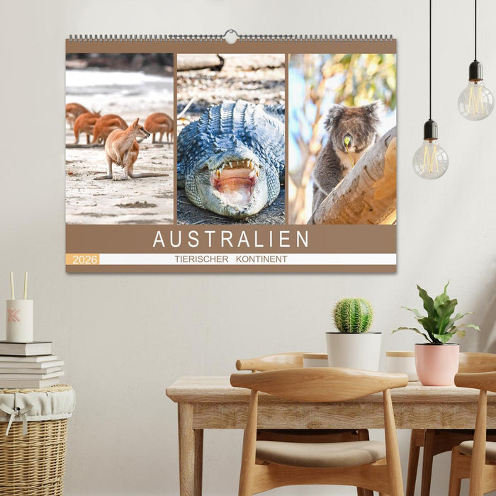 Australien, tierischer Kontinent (CALVENDO Wandkalender 2026)