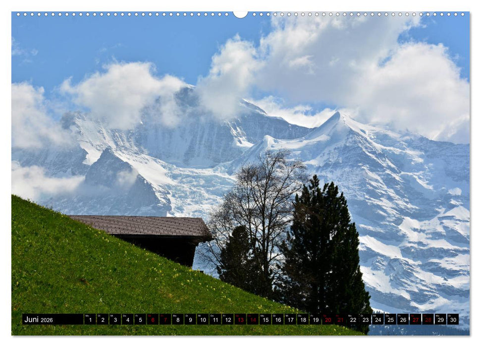 Bergmagie – Fotos aus dem Berner Oberland (CALVENDO Premium Wandkalender 2026)