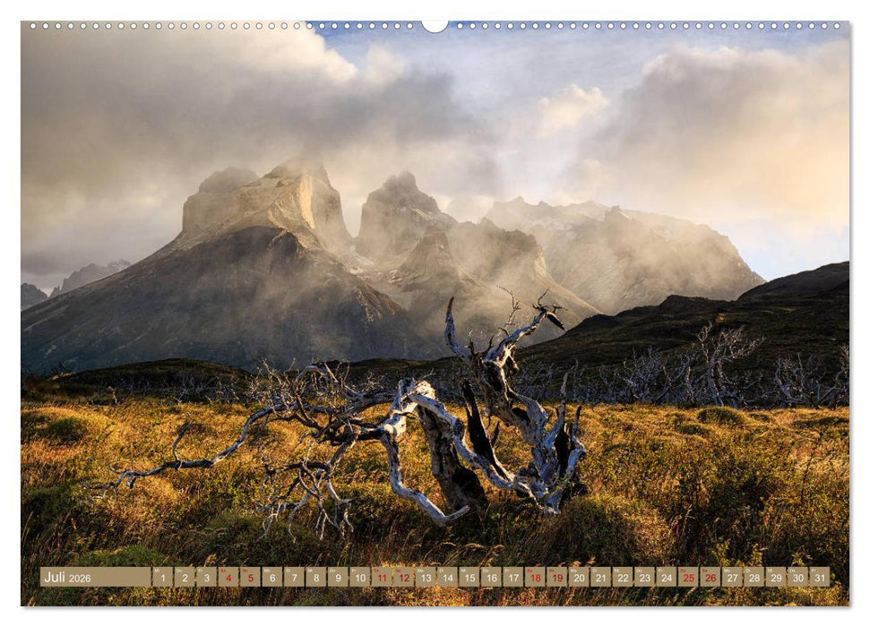 Patagonien: Einzigartige Landschaft am Ende der Welt (CALVENDO Premium Wandkalender 2026)