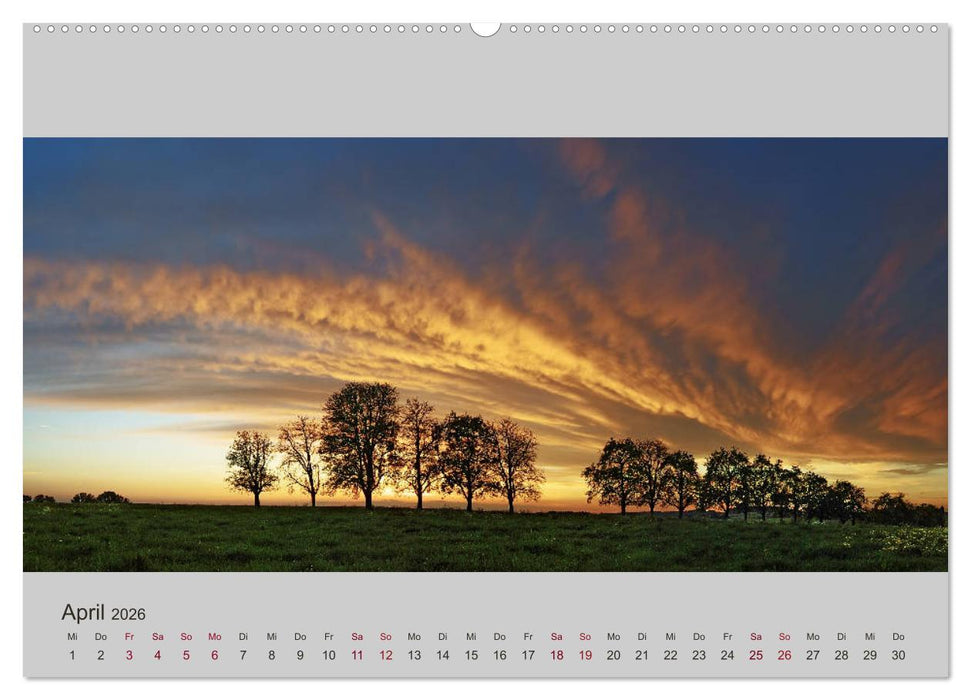 Wetter - Licht - Landschaften (CALVENDO Premium Wandkalender 2026)
