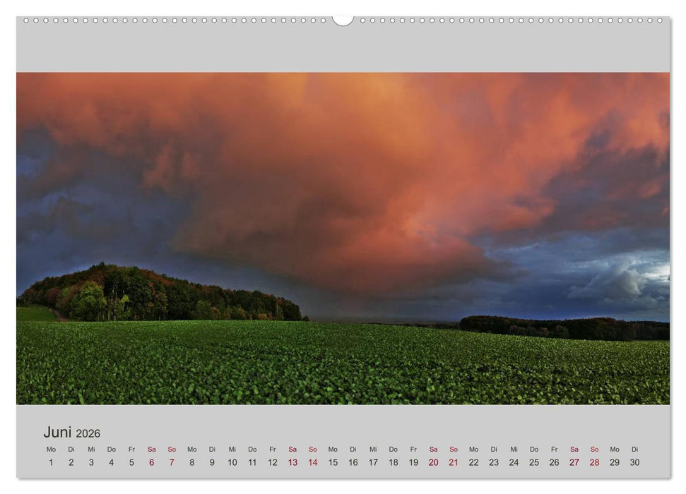 Wetter - Licht - Landschaften (CALVENDO Premium Wandkalender 2026)