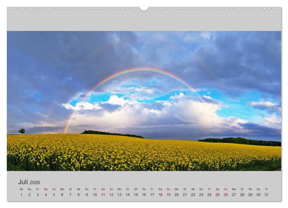 Wetter - Licht - Landschaften (CALVENDO Premium Wandkalender 2026)