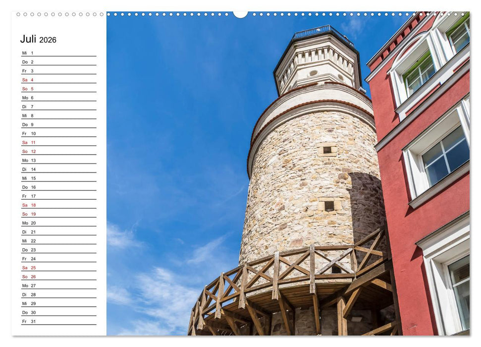 HIRSCHBERG Impressionen aus Jelenia Góra und Umgebung (CALVENDO Premium Wandkalender 2026)