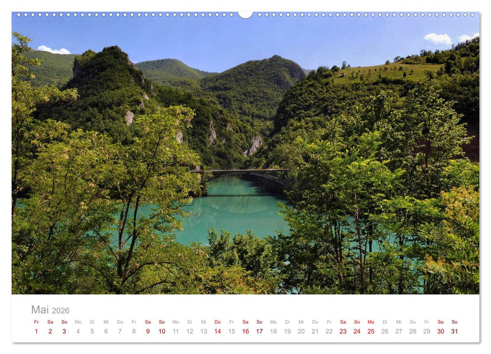 Kreuz und quer durch Bosnien-Herzegowina (CALVENDO Premium Wandkalender 2026)
