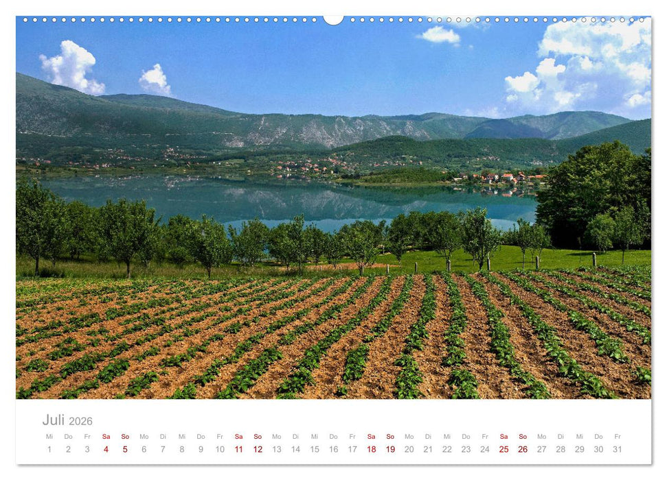Kreuz und quer durch Bosnien-Herzegowina (CALVENDO Premium Wandkalender 2026)