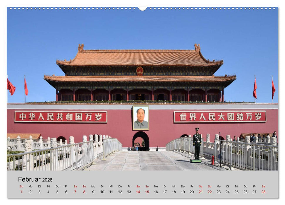 China-Impressionen (CALVENDO Premium Wandkalender 2026)