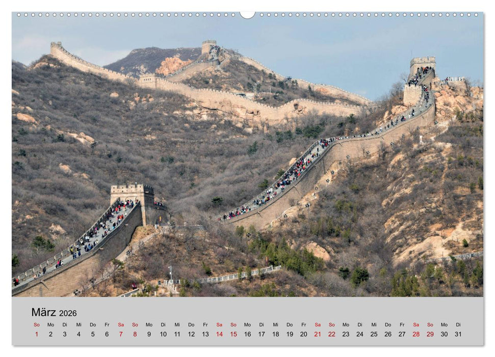 China-Impressionen (CALVENDO Premium Wandkalender 2026)