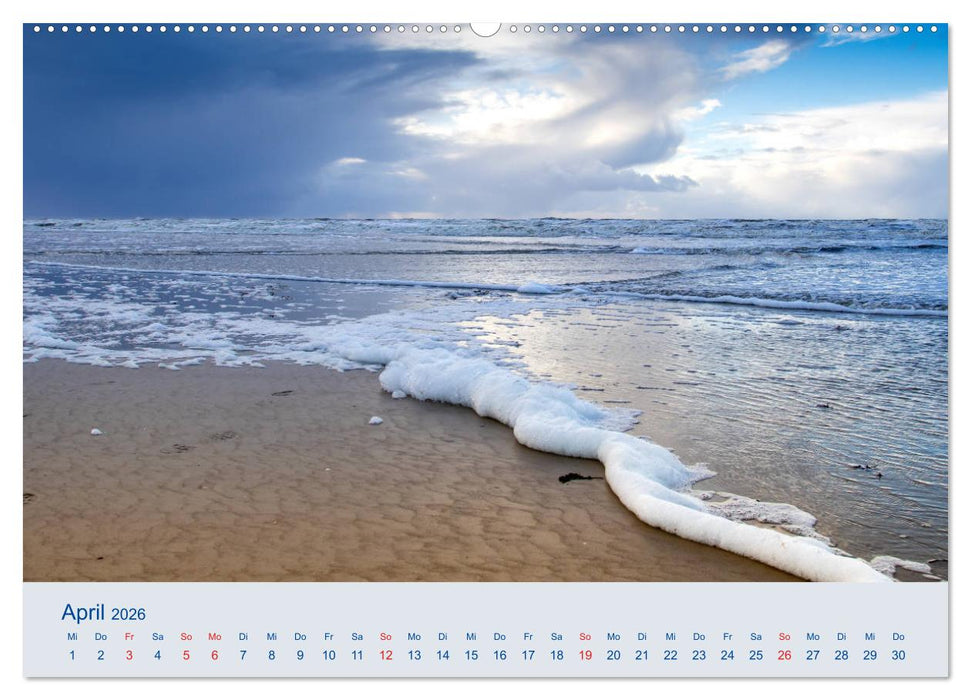 Nordseeküste Am Strand von Sankt Peter-Ording (CALVENDO Wandkalender 2026)
