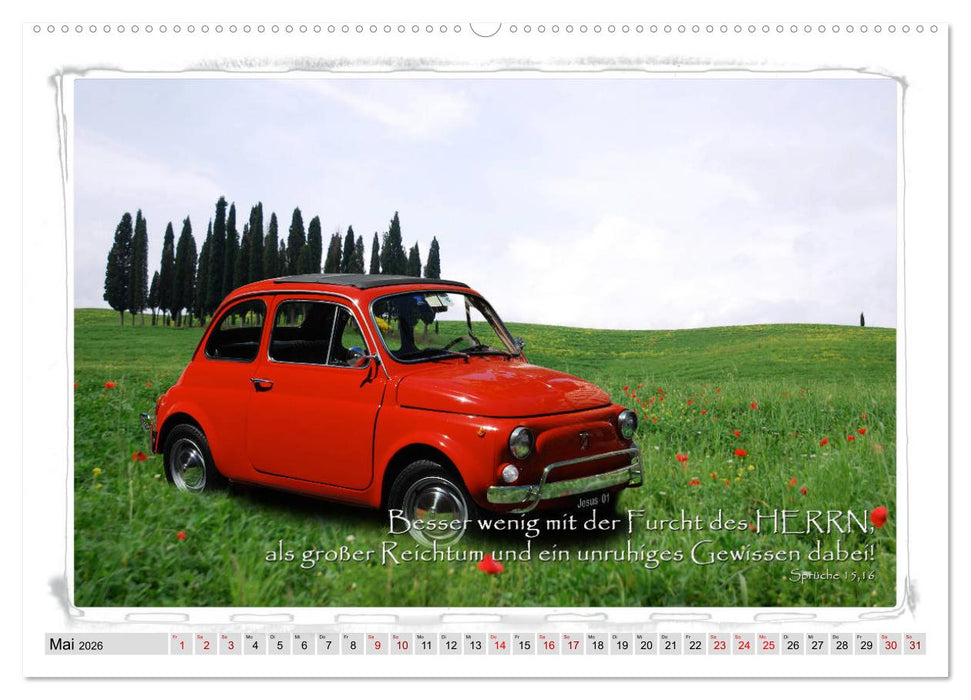 Biblische Sprüche und Verse (CALVENDO Premium Wandkalender 2026)