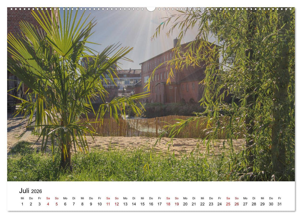 Buxtehude - Eine Perle in Niedersachsen (CALVENDO Premium Wandkalender 2026)