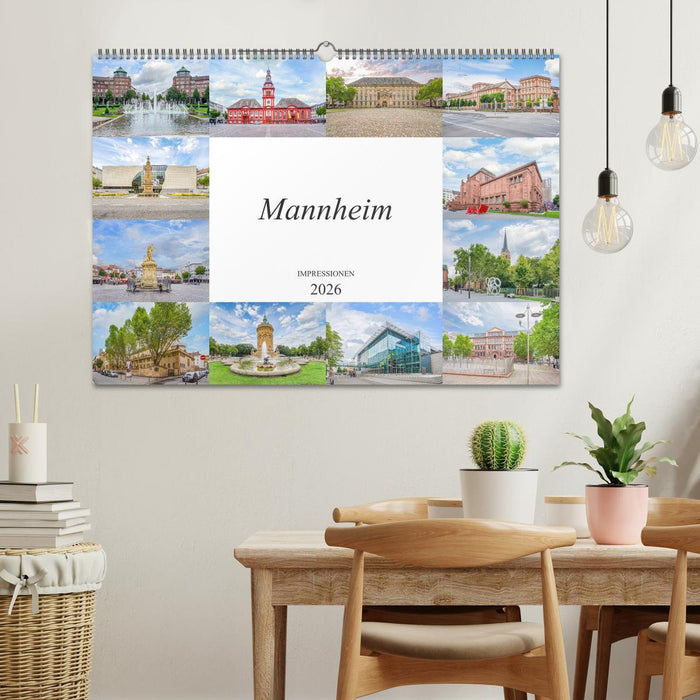 Mannheim Impressionen (CALVENDO Wandkalender 2026)