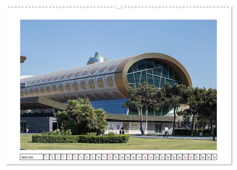 Baku - Erdöl, Sozialismus und Welterbe (CALVENDO Wandkalender 2026)