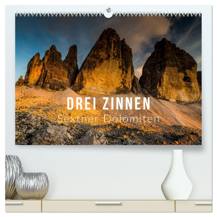 Drei Zinnen. Sextner Dolomiten (CALVENDO Premium Wandkalender 2026)
