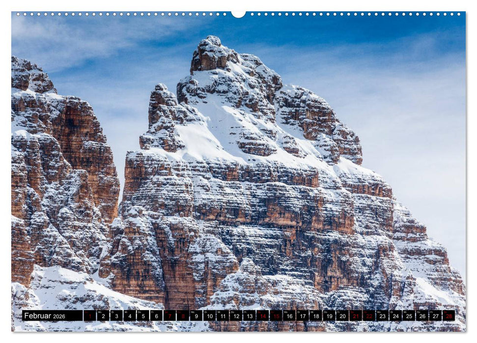 Drei Zinnen. Sextner Dolomiten (CALVENDO Premium Wandkalender 2026)