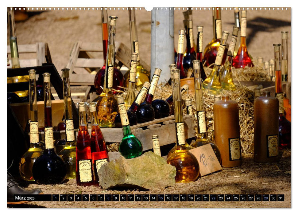 Mittelalterliches Leben - Allerlei Schönes (CALVENDO Premium Wandkalender 2026)