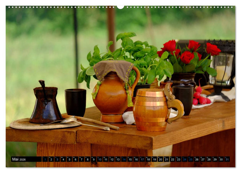 Mittelalterliches Leben - Allerlei Schönes (CALVENDO Premium Wandkalender 2026)