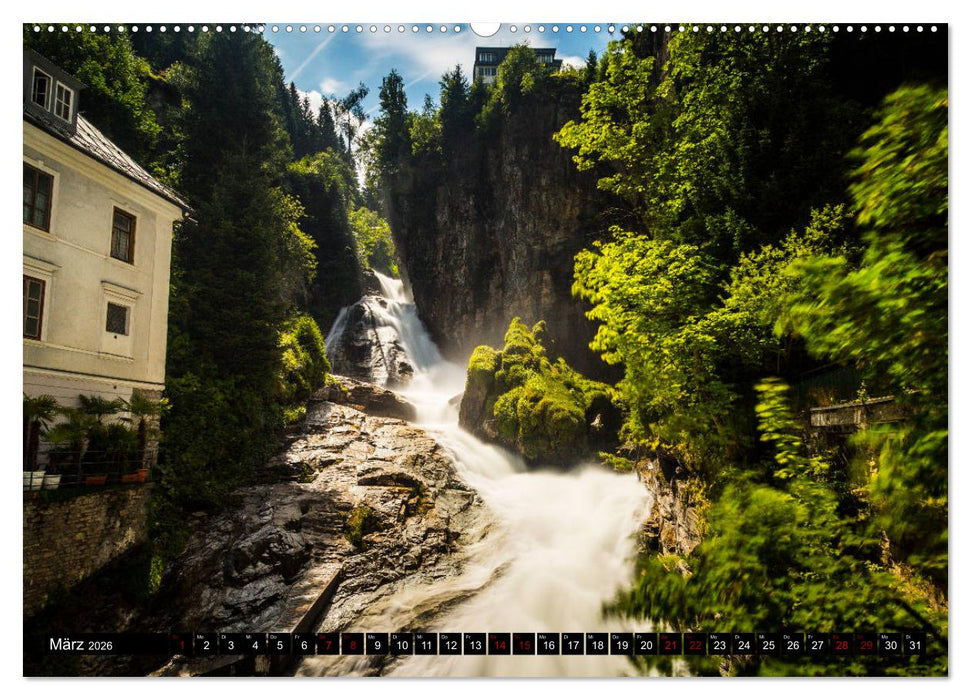 Salzburger Land. Wasser (CALVENDO Premium Wandkalender 2026)