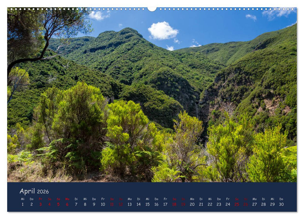 Naturwunder Madeira (CALVENDO Premium Wandkalender 2026)