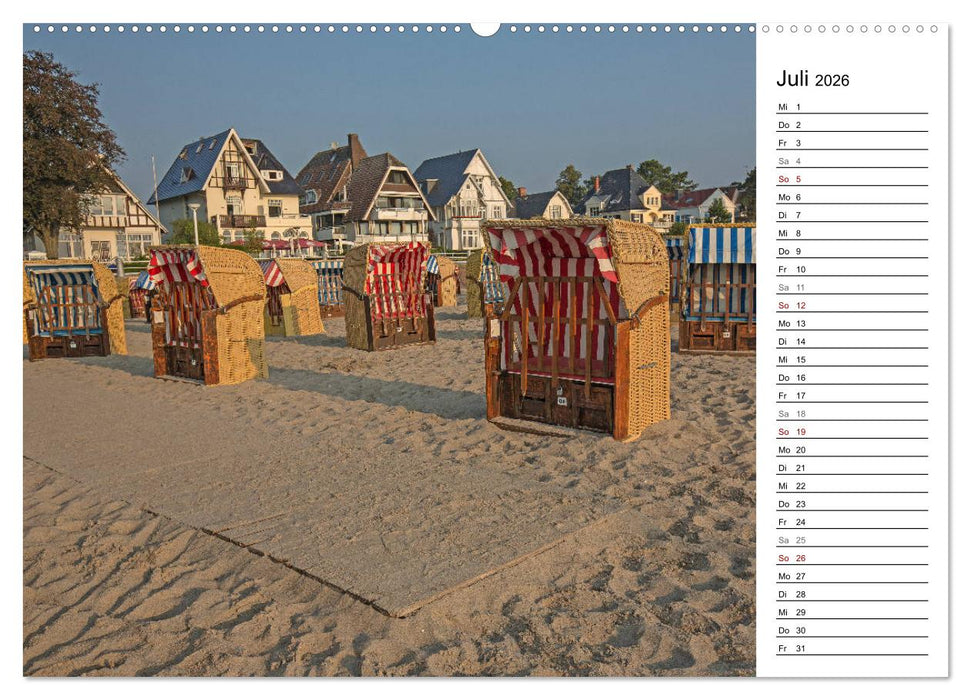 Ostseeheilbad Travemünde - Die schönste Tochter Lübecks (CALVENDO Premium Wandkalender 2026)