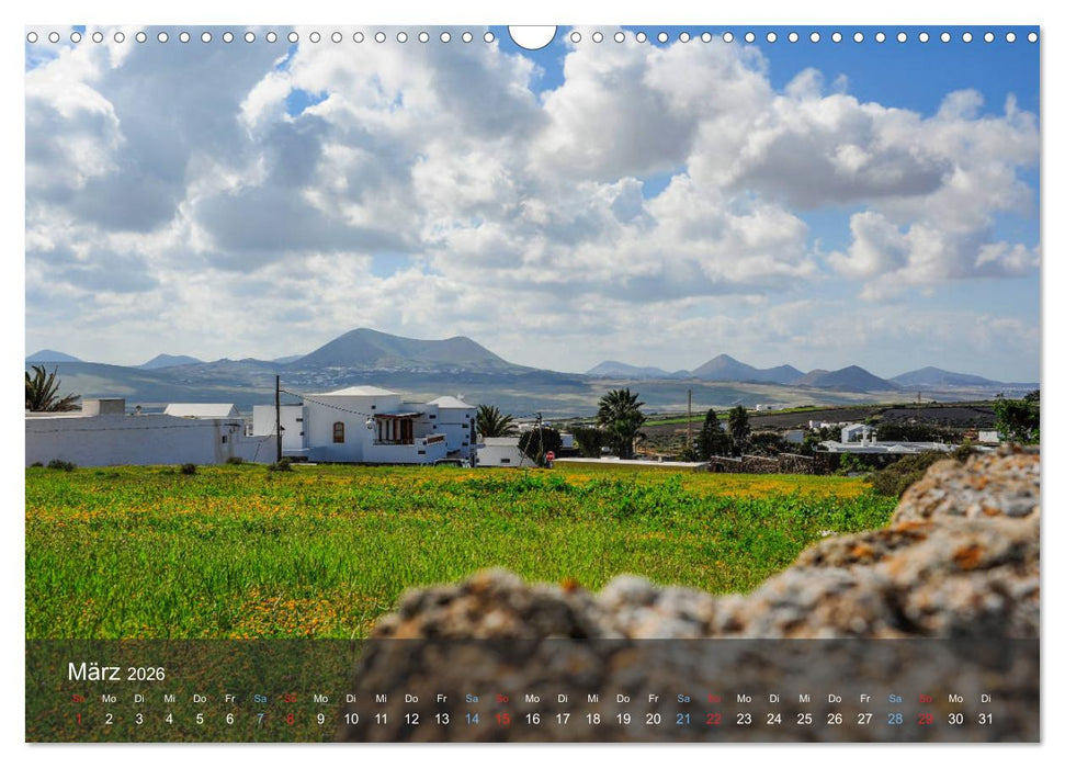 Lanzarote - Trauminsel vor Afrika (CALVENDO Wandkalender 2026)