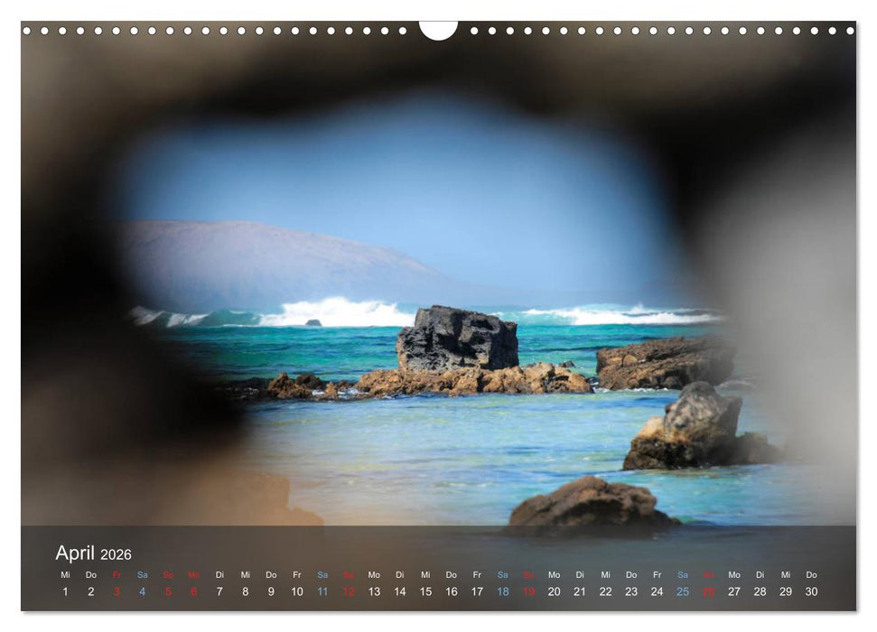 Lanzarote - Trauminsel vor Afrika (CALVENDO Wandkalender 2026)