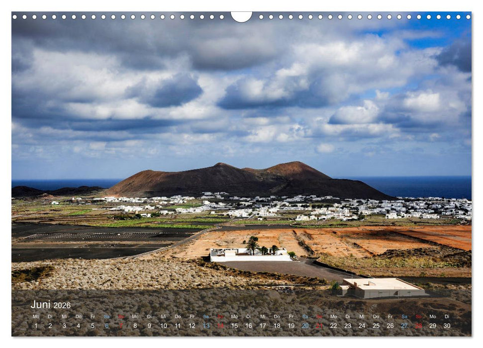 Lanzarote - Trauminsel vor Afrika (CALVENDO Wandkalender 2026)