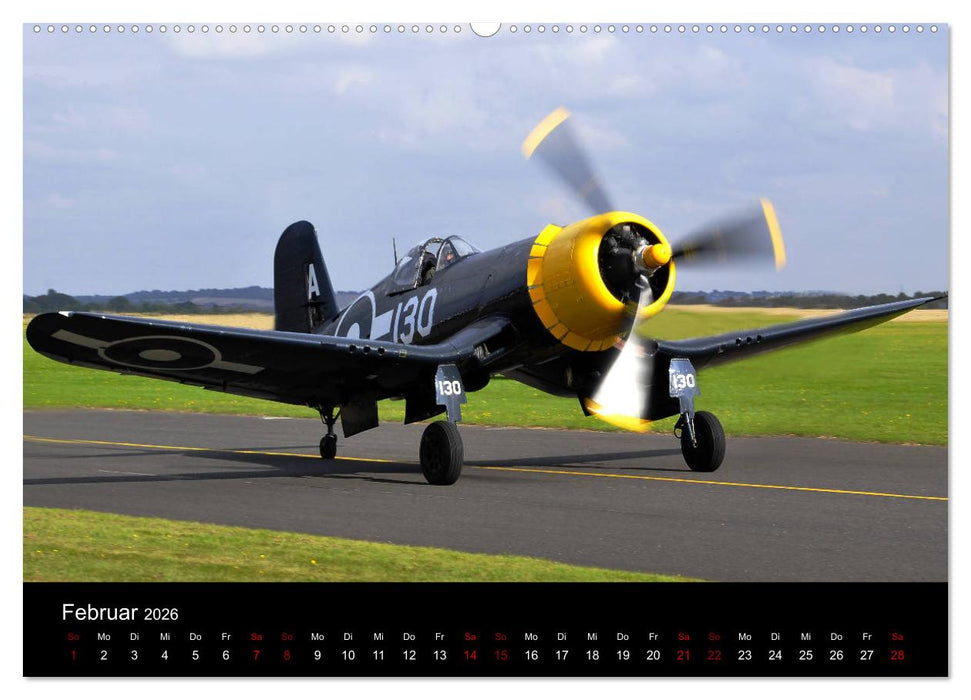 Oldtimer am Himmel (CALVENDO Premium Wandkalender 2026)