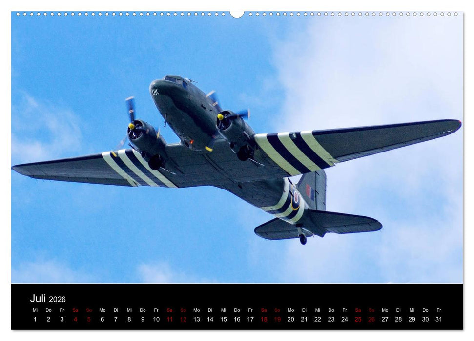 Oldtimer am Himmel (CALVENDO Premium Wandkalender 2026)