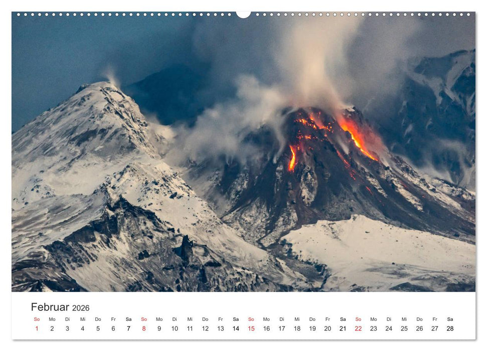 Vulkane 2026 (CALVENDO Wandkalender 2026)