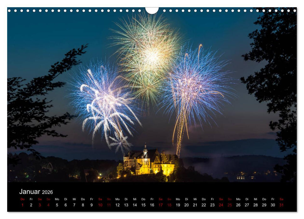 Märchenhaftes Marburg (CALVENDO Wandkalender 2026)
