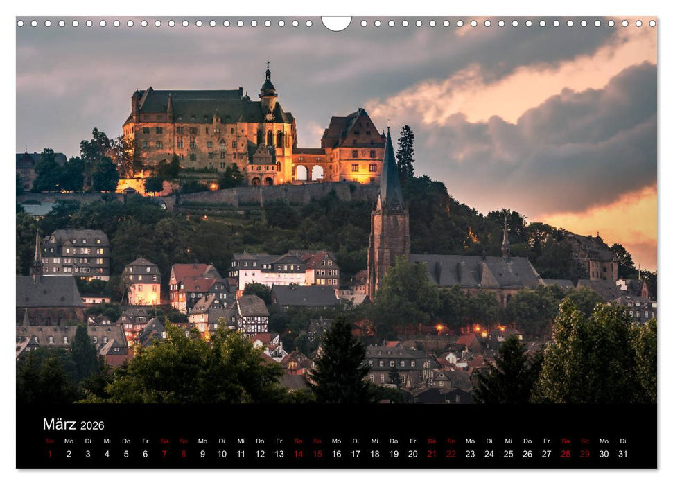 Märchenhaftes Marburg (CALVENDO Wandkalender 2026)