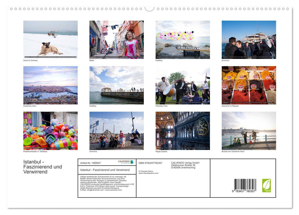 Istanbul - Faszinierend und Verwirrend (CALVENDO Premium Wandkalender 2026)