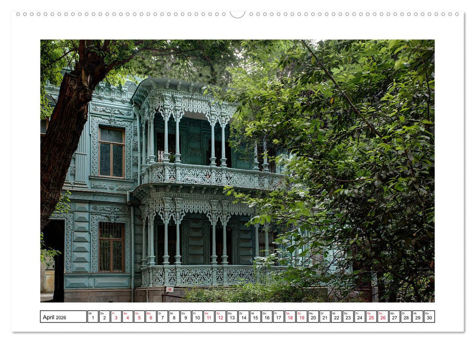 Tiflis - Streifzüge durch die georgische Hauptstadt (CALVENDO Wandkalender 2026)