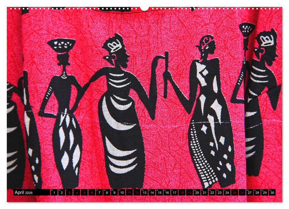 Farbenfrohes Afrika (CALVENDO Premium Wandkalender 2026)