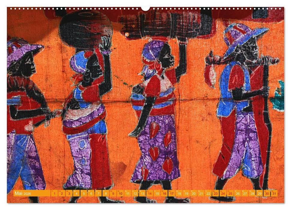 Farbenfrohes Afrika (CALVENDO Premium Wandkalender 2026)