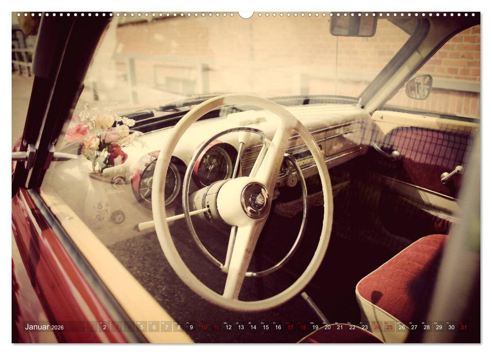 DDR Oldtimer ganz nah (CALVENDO Premium Wandkalender 2026)