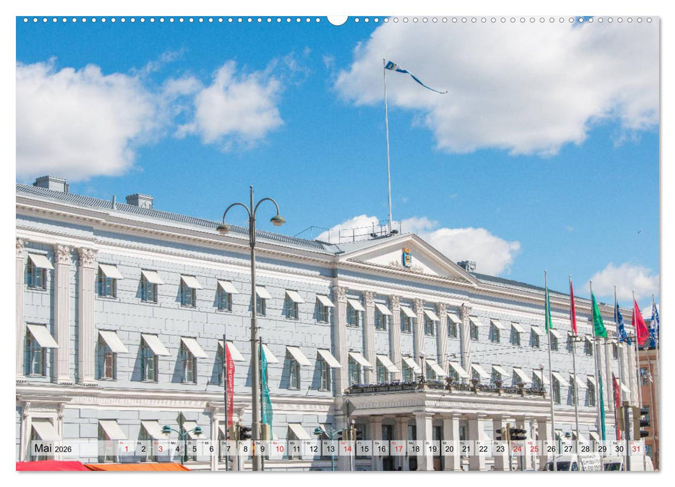 Helsinki - Wunderschöne Ostseemetropole (CALVENDO Wandkalender 2026)