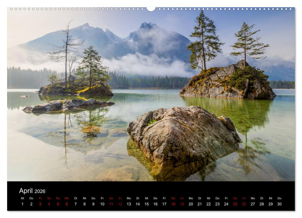 Licht über Alpenlandschaften (CALVENDO Premium Wandkalender 2026)